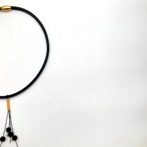 hematite long necklace