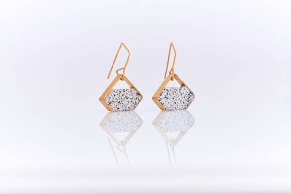 dangle earrings with mosaic