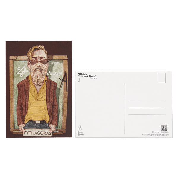 postacard "my greek games
