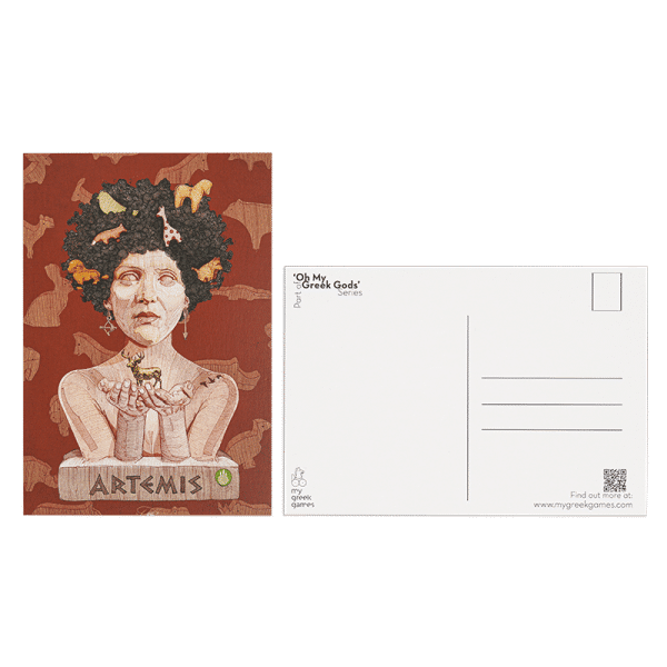 postacard "my greek games
