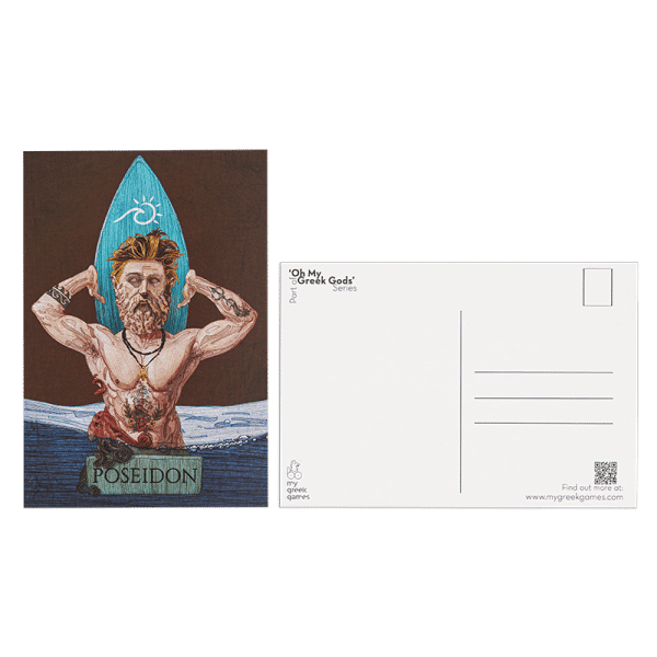 postacard "my greek games